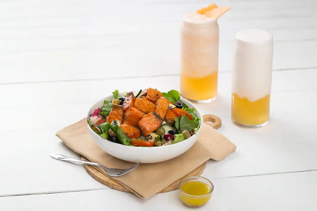 Mediterranean Salmon Salad