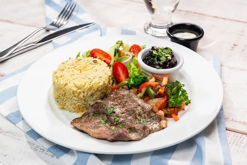 Typical costarican lunch